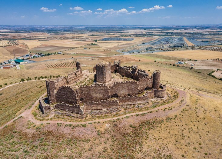 Castle Almonacid of Toledo (ruins), Spain